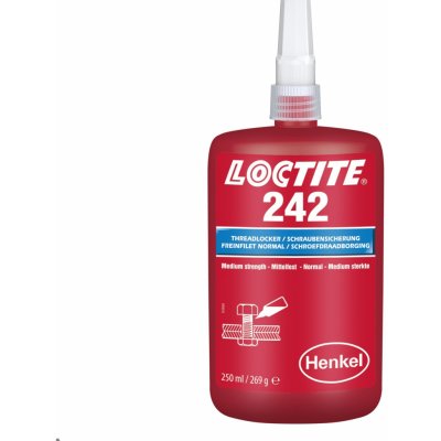 LOCTITE 242 zajišťovač šroubů SP 250g – Zboží Mobilmania