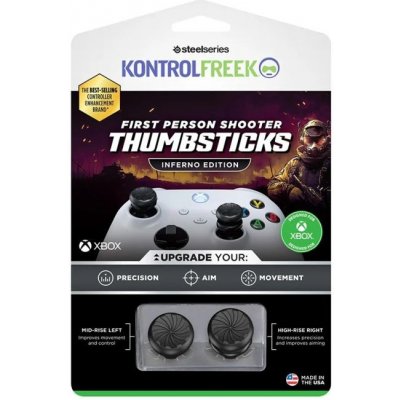 KontrolFreek Inferno (Black) Xbox One X/S Extended Controller Grip Caps – Zboží Mobilmania