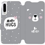 Pouzdro Mobiwear parádní flip Xiaomi Mi A3 - MH06P Be brave - more hugs – Hledejceny.cz