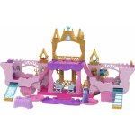 Disney Princess Kočár a zámek 2 v 1, malá panenka Aurora, 3 hrací patra HWX17 – Zboží Dáma