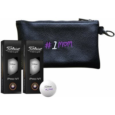 Titleist Pro V1 Mother's Day 6 ks + kapsička – Zboží Mobilmania