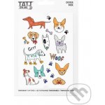 TATTonMe Voděodolné dočasné tetovačky Psi mix – Zboží Dáma