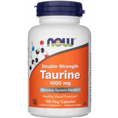 Now Foods Foods Taurin 1000 mg 100 kapslí – Hledejceny.cz