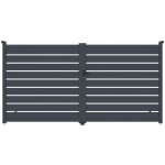 Brána G21 Reno 350x176 cm dvoukřídlá, antracitová – Hledejceny.cz