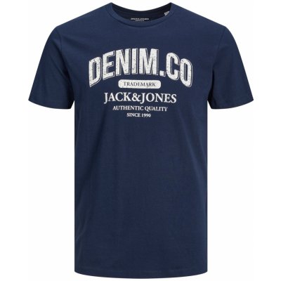 Jack&Jones pánské triko JJEJEANS 12210949 Navy Blazer