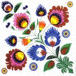 Ubrousek 33x33 cm FOLKLOR – Zboží Mobilmania