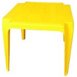 Ipea Dětský plastový stoleček Žlutý