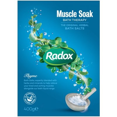 Radox Muscle Soak koupelová sůl 400 g