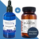N-Medical Zvýhodněná sada Hyaluron N-Medical 100% kyselina hyaluronová 100 ml + Elastin 100 tobolek – Hledejceny.cz