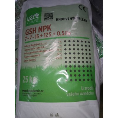 Lovochemie Univerzální podzimní trávníkové hnojivo NPK 7-7-15+12S 25 kg – Zboží Mobilmania