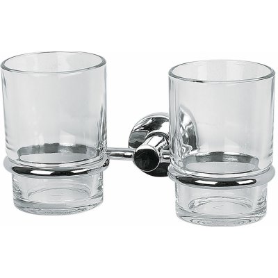 Spirella nástěnný držák na dvě skleničky ATLANTIC chromovaná ocel 10_06430 – Sleviste.cz