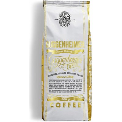 Guggenheimer káva Gurmet Arabica 100% Italská pomalu Krémová chůť perfektní na espresso zrnková 0,5 kg – Hledejceny.cz
