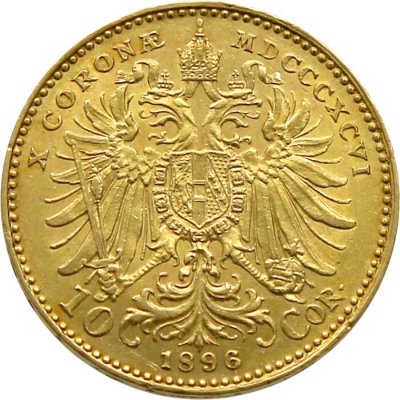 Rakouská mincovna Zlatá mince Desetikoruna Františka Josefa I. Rakouská ražba 1896 3,387 g – Hledejceny.cz