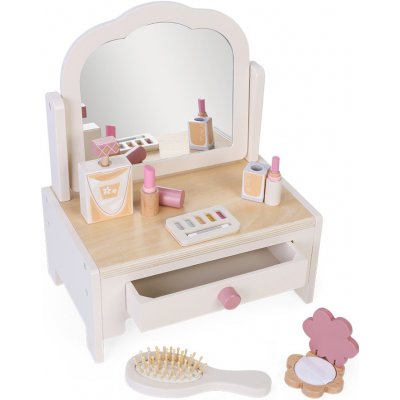 Derrson W5293 toaletní stoleček s příslušenstvím a otočným zrcadlem – Zboží Dáma