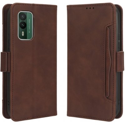 VSECHNONAMOBIL 66226 SLOT Peněženkový obal pro Nokia XR 21 hnědý – Zboží Živě