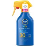 Nivea Sun Kids Protect & Care SPF30 5v1 spray na opalování 270 ml – Zboží Dáma