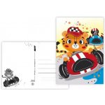 MFP paper s.r.o. Pohlednice - dětské motivy Kocour v autíčku – Zboží Mobilmania