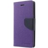 Pouzdro a kryt na mobilní telefon Apple Mercury / kryt pro iPhone XS MAX - Mercury, Fancy Diary Purple/Navy