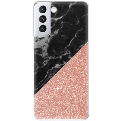 iSaprio Rose and Black Marble Samsung Galaxy S21+ – Zboží Mobilmania