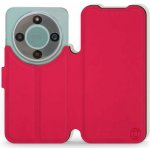 Mobiwear Semiš na mobil Honor Magic 8 Lite 5G rudé & béžové – Zboží Živě