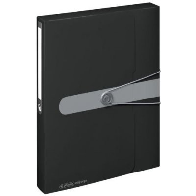 Easy orga to go Box na spisy A4, 4 cm, černý – Zboží Živě