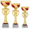 Pohár a trofej Pohár EKONOM výška 30 cm zlatý/červený