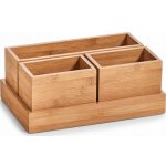 Zeller Present Bambusový organizér THINGS 3 nádoby + stojan Z25387 – Zboží Dáma