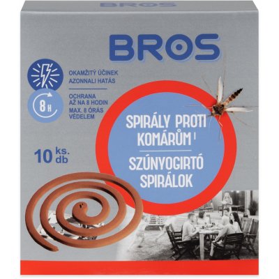 Bros Spirály proti létajícímu hmyzu 10 ks 675714 – Zboží Dáma