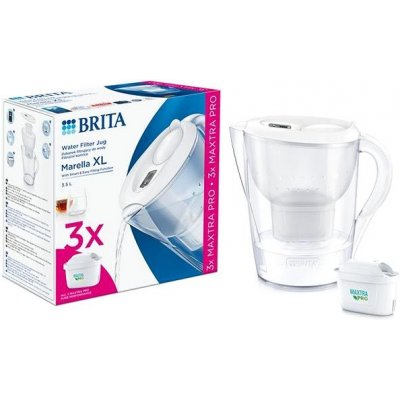 Brita Marella XL 3,5 l bílá + 3 ks MX Pro PO 2024