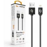 Aligator DAKA011 2A iPhone Lightning, 2m, černý – Zboží Mobilmania