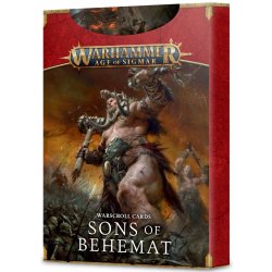 GW Warhammer Warscroll Cards Sons Of Behemat