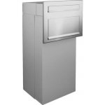 DOLS Parcel Box 09 - nerezová kombinovaná poštovní schránka na balíky i listoviny, k zazdění – Sleviste.cz