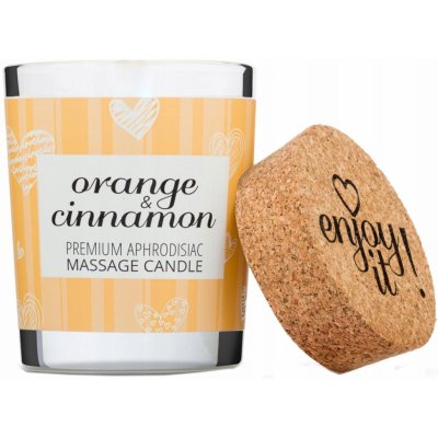 Masážní svíčka MAGNETIFICO ENJOY IT! Orange and Cinnamon 70 ml – Hledejceny.cz