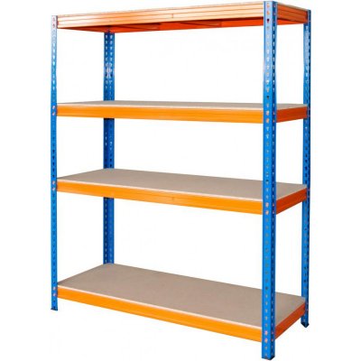 Strend Pro Kovový regál Racks - 4 police | 1800x1800x600 mm