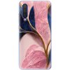 Pouzdro a kryt na mobilní telefon Xiaomi Pouzdro iSaprio - Pink Blue Leaves - Xiaomi Mi 9 Lite