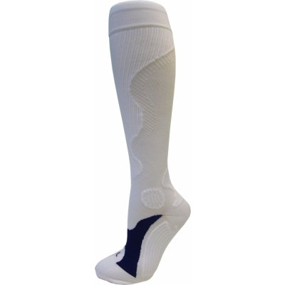 Rulyt Kompresní sportovní ponožky WAVE bílé – Zboží Mobilmania