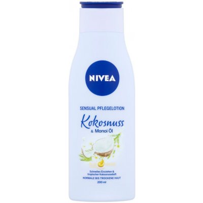 Nivea Coconut & olej Monoi tělové mléko 200 ml – Zboží Mobilmania