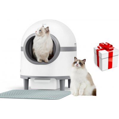 Nuxie Chytrý samočistící box smart wifi apka 60l / 54 x 54 x 63 cm + Překvapení – Zboží Dáma