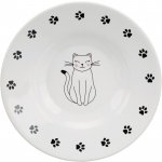 Trixie keramická miska/talířek pro krátkonosé kočky 0,2 l 15 cm – Zboží Mobilmania