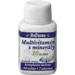 MedPharma Multivitamín s minerály 30složek 37 tablet – Hledejceny.cz
