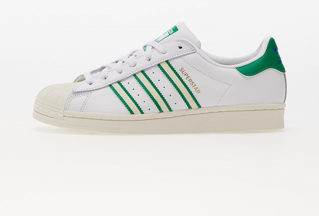 adidas Originals Superstar Ftw White/ Off White/ Green