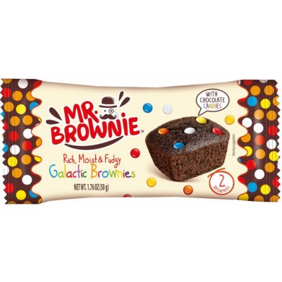 Mr. Brownie Galactic Brownies s lentilkami 50 g – Zboží Dáma