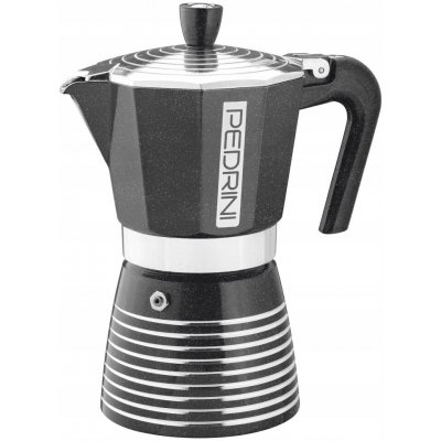 Pedrini Infinity Rock Moka konvička 1 Briliant Aluminium – Zboží Dáma