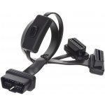 OBD07 Konektor OBD2 odbočka 1 samec / 2 samice / 1x vypínač – Zboží Živě