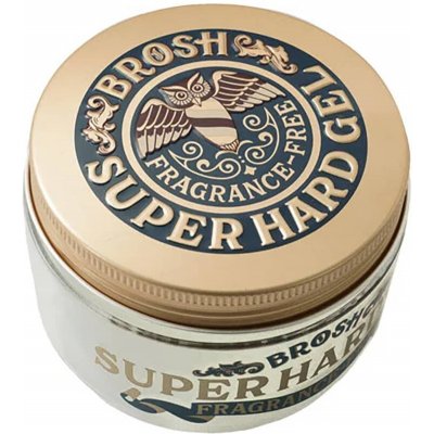 Silný gel na vlasy bez parfemace BROSH Super hard gel Fragrance free 200 g – Zboží Mobilmania