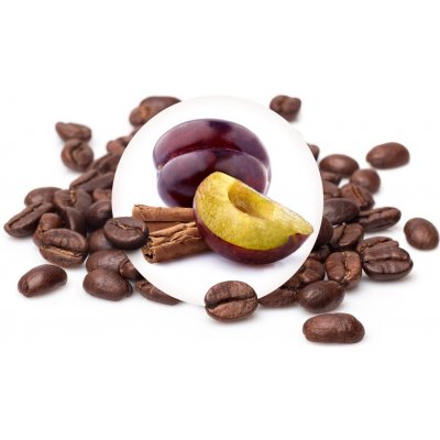 ManuCafe Švestka se skořicí káva bezkofeinová zrnková 50 g – Hledejceny.cz