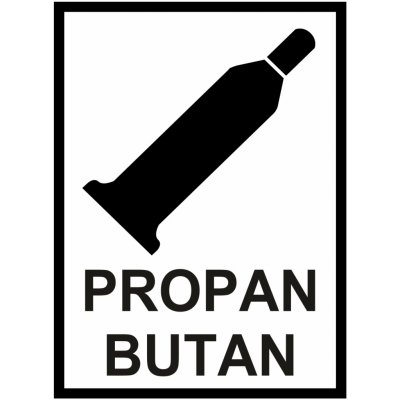 PROPAN BUTAN UV tisk plast 3mm 150x200 mm – Zboží Dáma