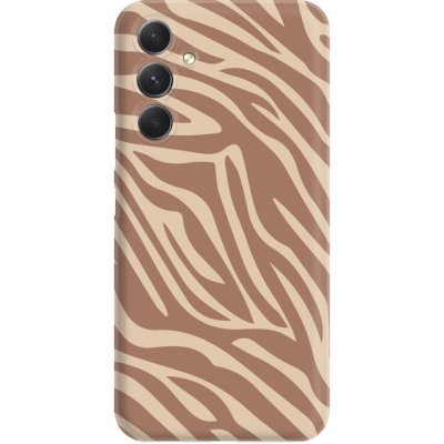 Matný kryt do Samsung Galaxy A55 5G Zebra Mocha Mousse karmel – Hledejceny.cz