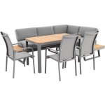 Doppler EXPERT PLUS AVERSA TEAK - 6-dílná hliníková jídelní souprava – Zboží Dáma Doppler EXPERT PLUS AVERSA TEAK - 6-dílná hliníková jídelní souprava – Zboží Dáma