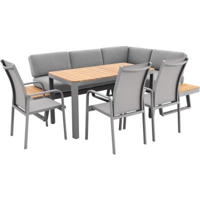 Doppler EXPERT PLUS AVERSA TEAK - 6-dílná hliníková jídelní souprava – Zboží Dáma Doppler EXPERT PLUS AVERSA TEAK - 6-dílná hliníková jídelní souprava – Zboží Dáma